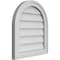 Ekena Millwork Round Top Surface Mount PVC Gable Vent w/ 2"W x 1-1/2"P Brickmould Frame, 18"W x 20"H GVPRT18X2002SN - alternate 2